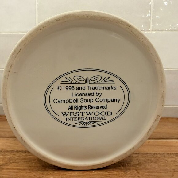 Vintage 1996 Campbell’s Kids Soup Tureen with Lid and Ladle Advertising - Picture 8 of 9